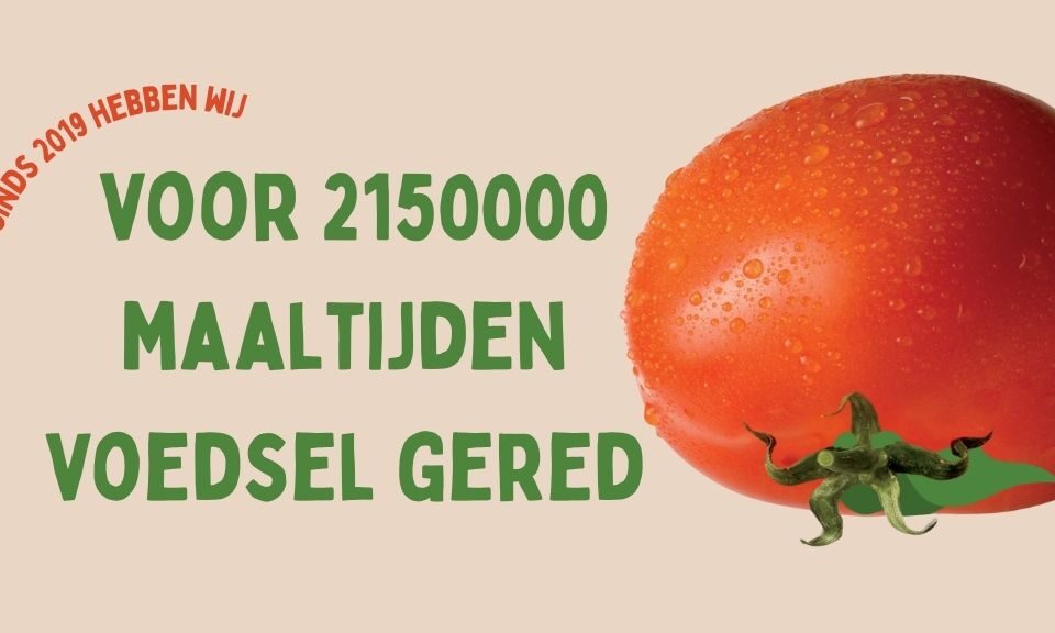 Voor 2150000 maaltijden voedsel gered